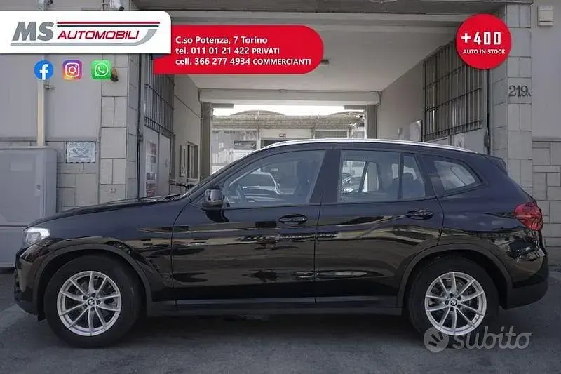 Usata BMW X3 Advantage 190 CV (139 kW) 2019 Nero SUV