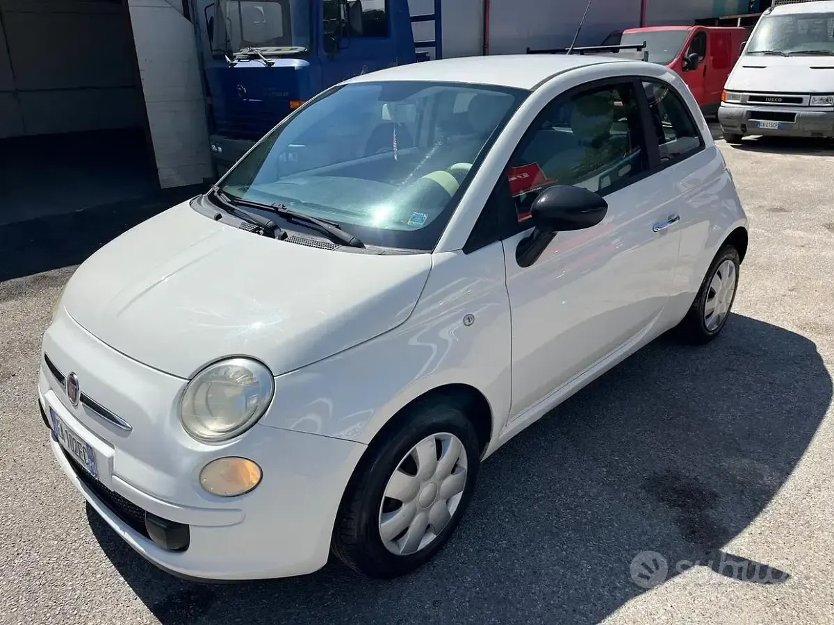 Usata Fiat 500 69 CV (50 kW) 2010 Bianco Cabrio