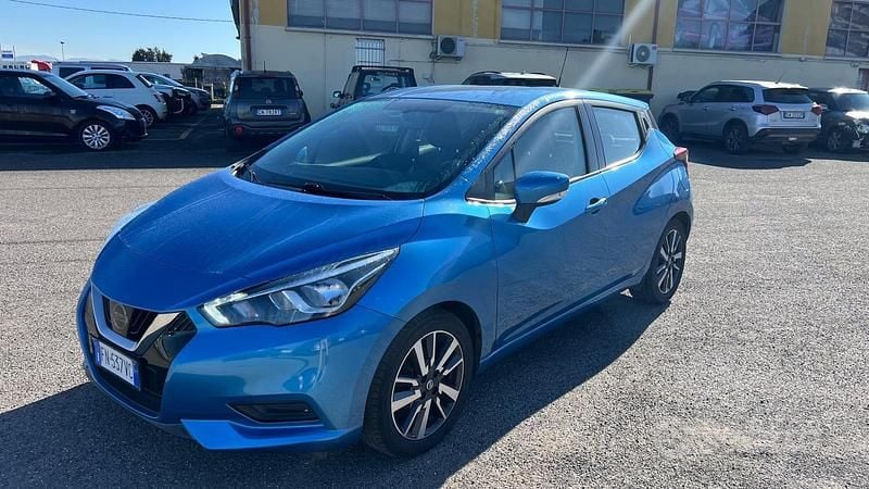 Usata Nissan Micra 70 CV (51 kW) 2018 Blu Utilitaria