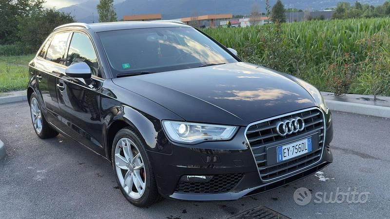Usata Audi A3 110 CV (80 kW) 2014 Nero Berlina