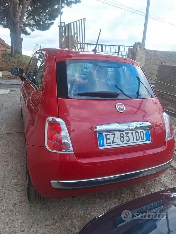 Usata Fiat 500 69 CV (50 kW) 2015 Rosso Berlina