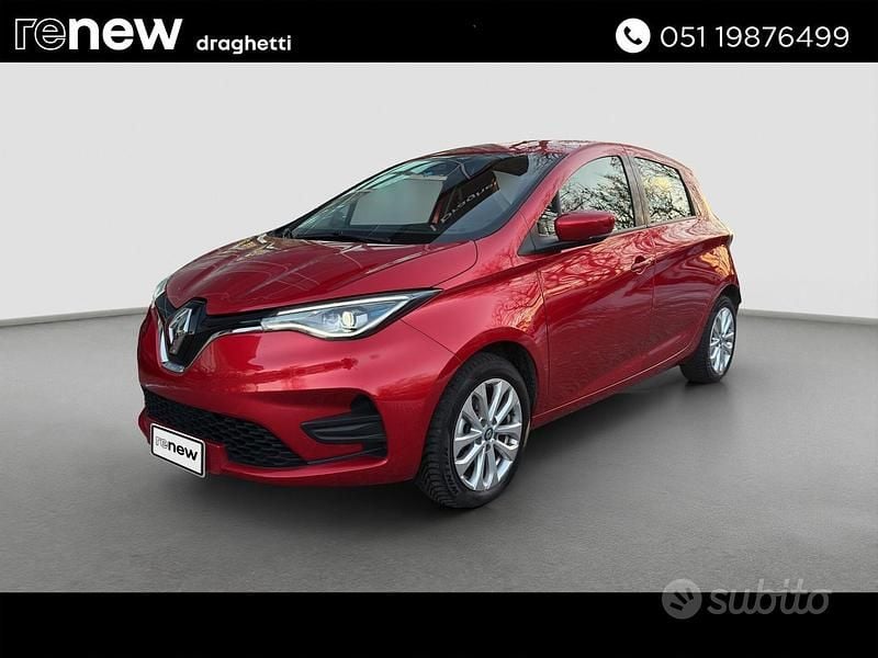 Usata Renault Zoe Zen 100 kW (136 CV) 2021 Rosso Utilitaria