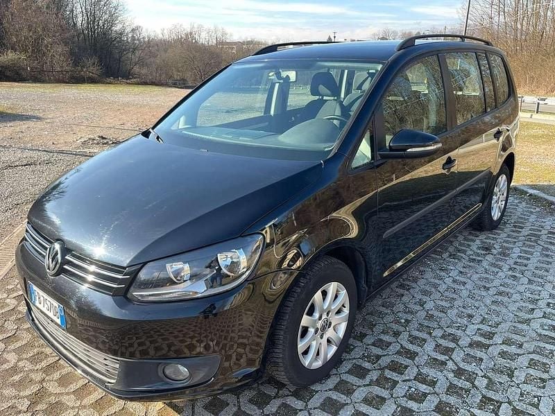 Usata VW Touran Comfortline 105 CV (77 kW) 2012 Blu/azzurro Monovolume