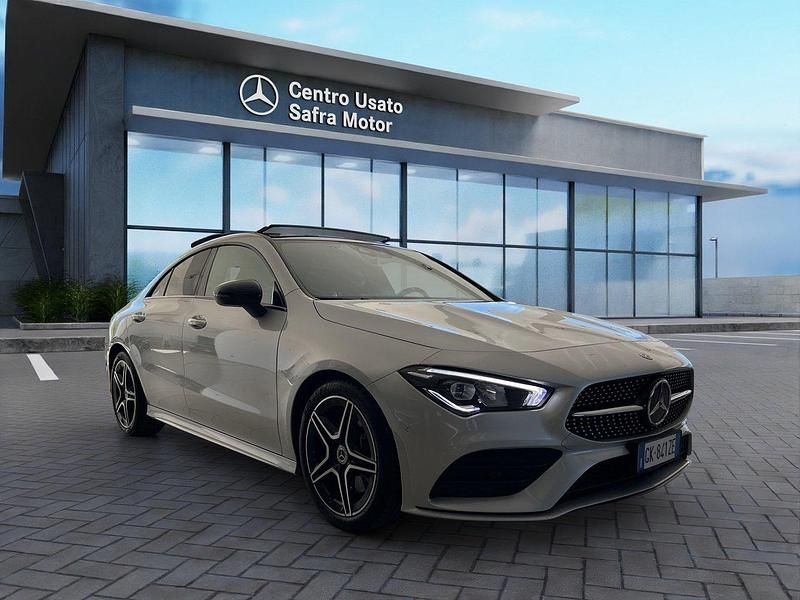 Usata Mercedes CLA200 Premium 150 CV (110 kW) 2022 Argento iridio Coupé