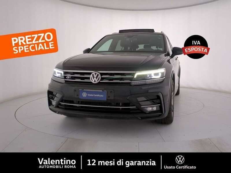 Nero Usata 2019 VW Tiguan Allspace R-line SUV | 27.950 € (Buon prezzo) - Immagine 1/4