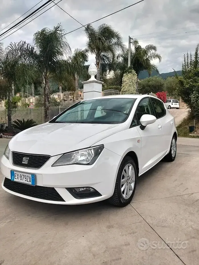 Usata Seat Ibiza Style 75 CV (55 kW) 2014 Bianco Berlina