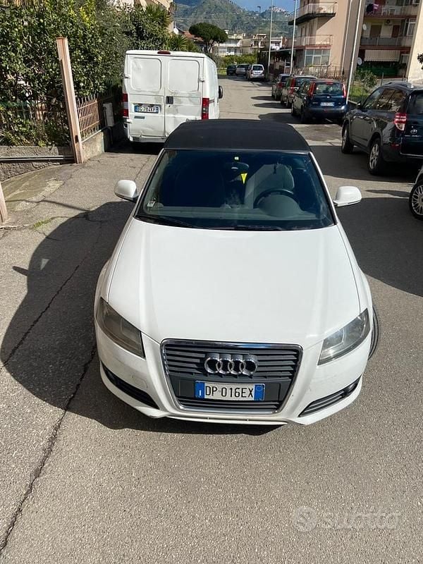 Usata Audi A3 Cabriolet 140 CV (102 kW) 2008 Bianco Cabrio