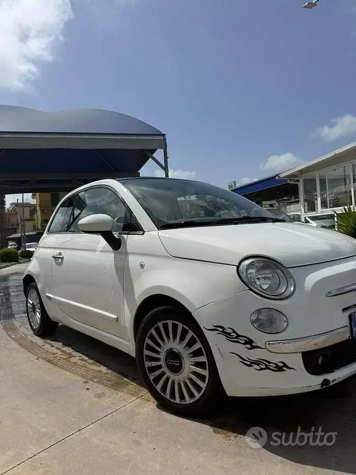 Usata Fiat 500 69 CV (50 kW) 2013 Bianco Berlina