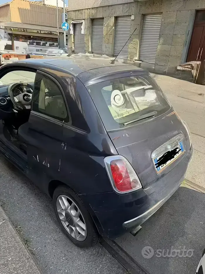 Usata Fiat 500 69 CV (50 kW) 2010 Blu Berlina