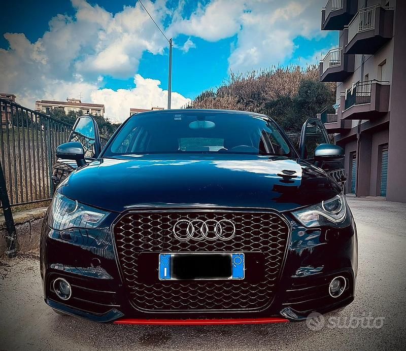 Usata Audi A1 S-Line 90 CV (66 kW) 2013 Nero Utilitaria