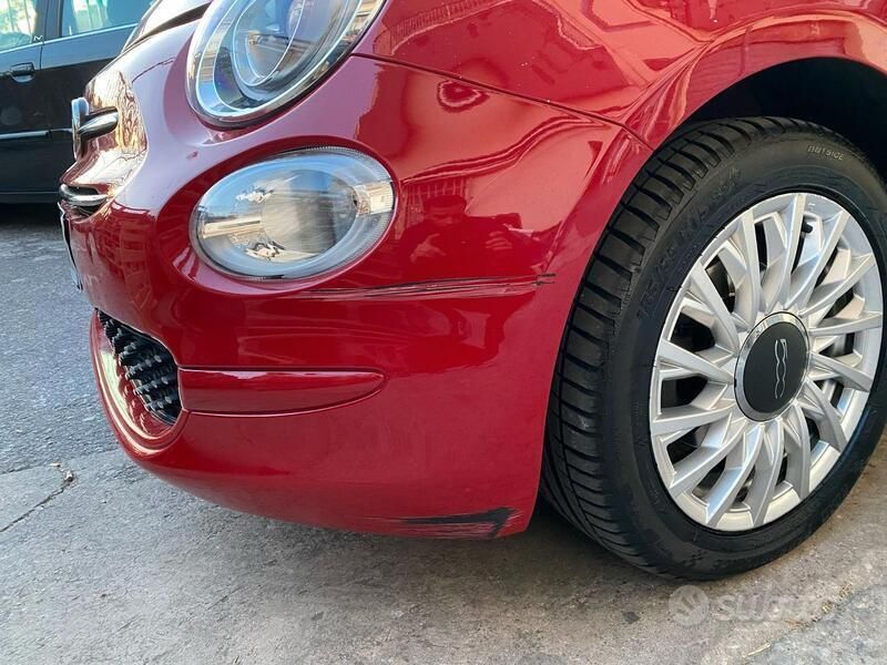Rosso Usata 2018 Fiat 500 Due volumi | 8000 € (Buon prezzo) - Immagine 1/4