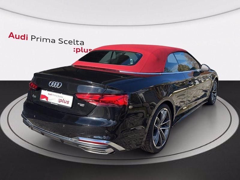 Nuova Audi A5 S-Line 204 CV (150 kW) 2025 Nero mito metalizzato Cabrio