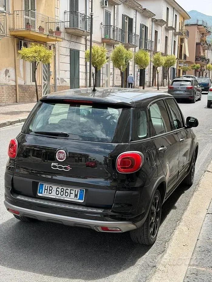 Usata Fiat 500L Cross 95 CV (69 kW) 2021 Nero Monovolume