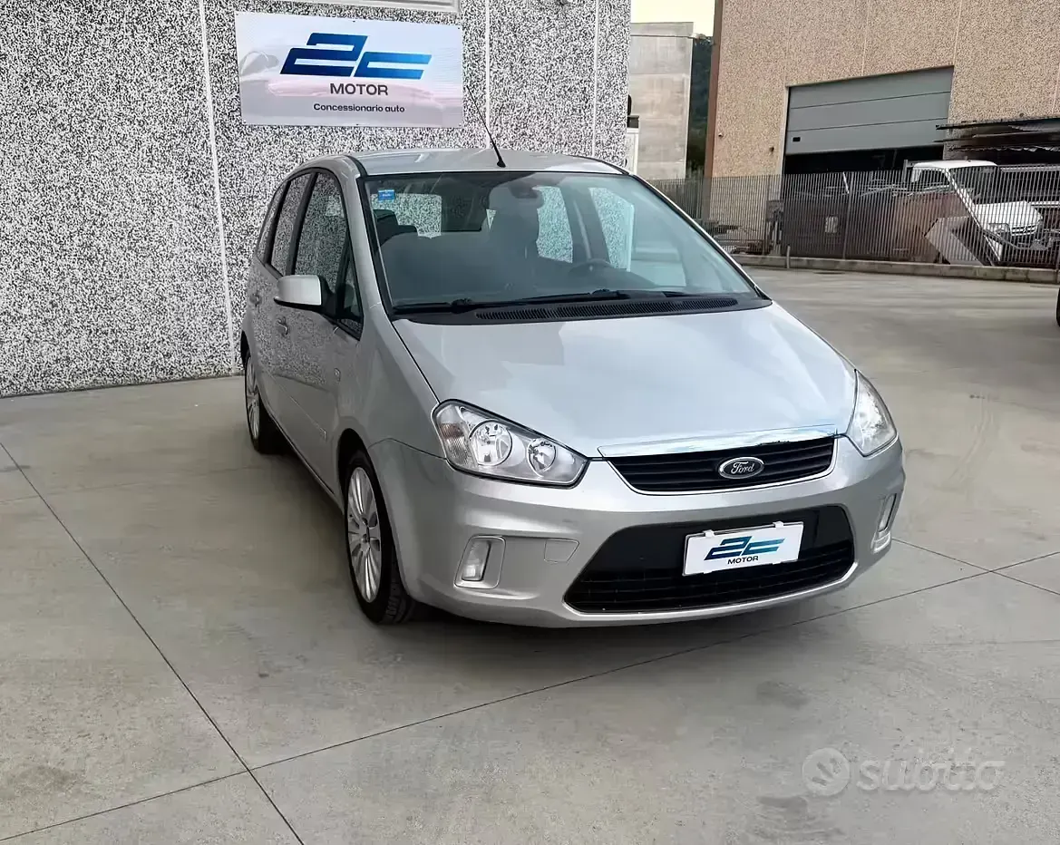 Usata Ford C-MAX Ghia 90 CV (66 kW) 2008 Grigio Monovolume