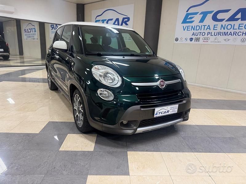 Usata Fiat 500L Trekking 105 CV (77 kW) 2014 Verde Monovolume