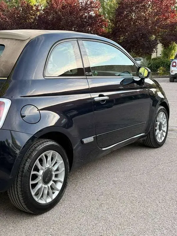 Usata Fiat 500C Rock 69 CV (50 kW) 2010 Blu/azzurro Cabrio