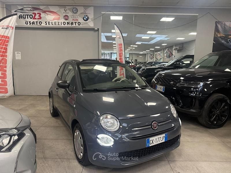 Usata Fiat 500 Red 69 CV (50 kW) 2022 Gray Cabrio