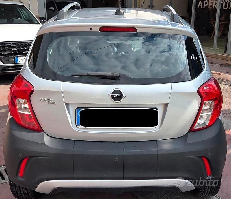 Usata Opel Karl Rocks 75 CV (55 kW) 2018 Grigio Utilitaria
