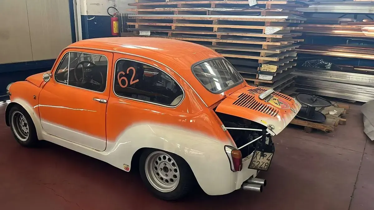 Usata Fiat 600 Abarth 50 CV (36 kW) 1967 Arancione Cabrio