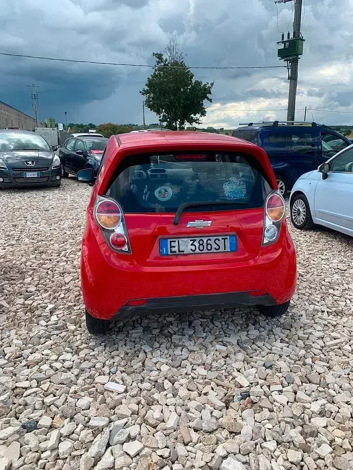 Usata Chevrolet Spark 65 CV (47 kW) 2012 Rosso Utilitaria
