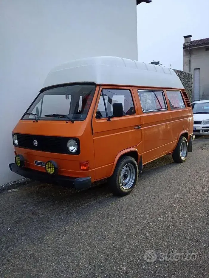 Usata VW T3 1980 Arancione Furgone