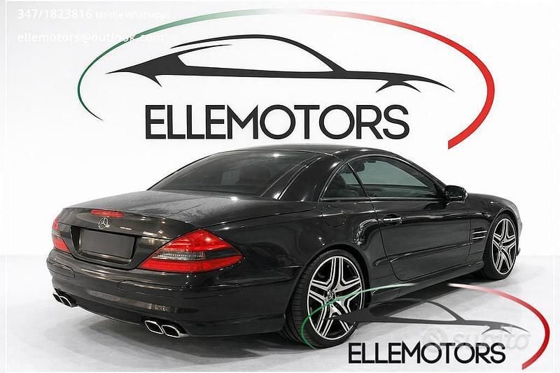 Usata Mercedes SL500 AMG 306 CV (225 kW) 2002 Nero Cabrio