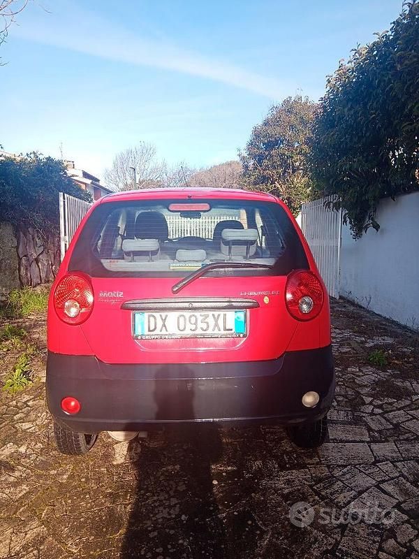 Usata Chevrolet Matiz 2009 Rosso Utilitaria