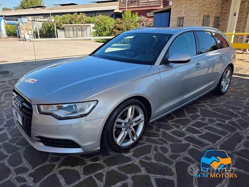 Nero Usata 2014 Audi A6 S-Line Station wagon | 9799 € (Super prezzo) - Immagine 1/4