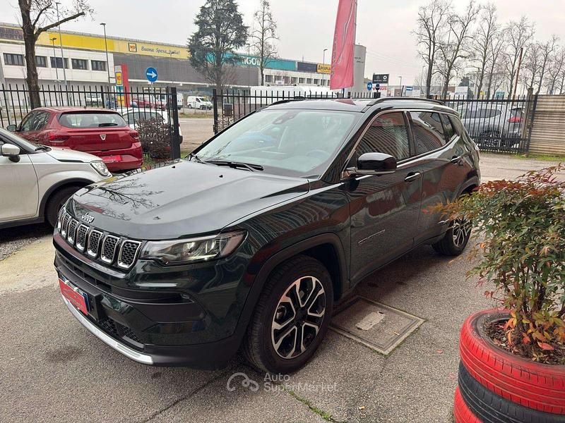Usata Jeep Compass Limited 131 CV (96 kW) 2021 Verde SUV