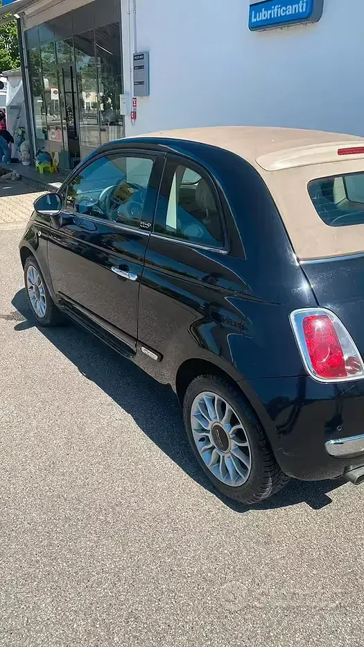 Usata Fiat 500 69 CV (50 kW) 2013 Nero Cabrio