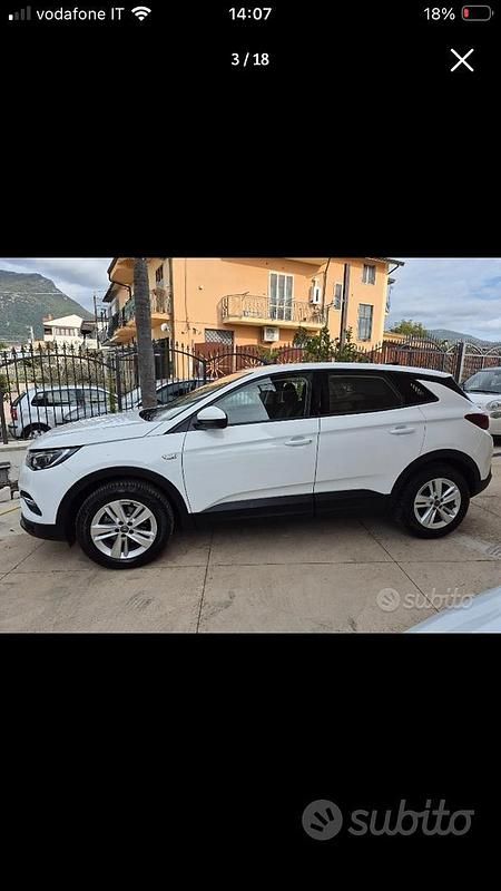 Usata Opel Grandland X 131 CV (96 kW) 2019 Bianco SUV