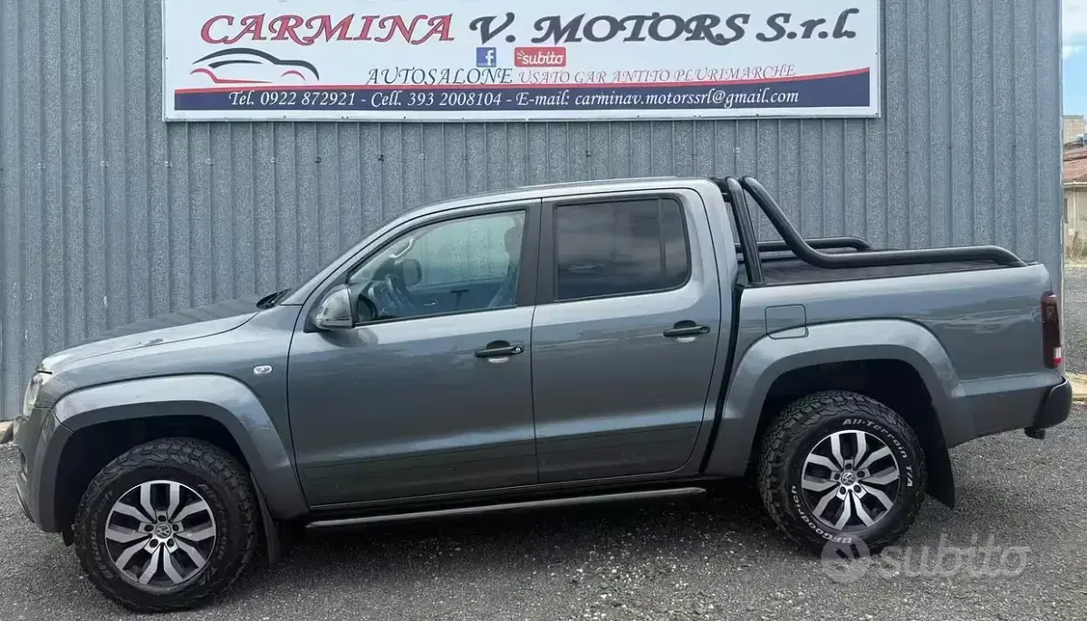 Usata VW Amarok Canyon 180 CV (132 kW) 2016 Grigio Pick-up