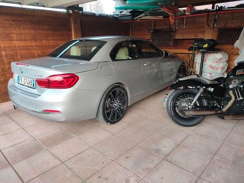 Usata BMW 430 Cabriolet Luxury Line 252 CV (185 kW) 2018 Argento Cabrio