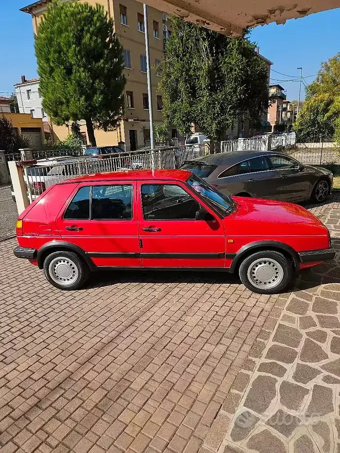 Usata VW Golf II 73 CV (53 kW) 1990 Rosso Utilitaria