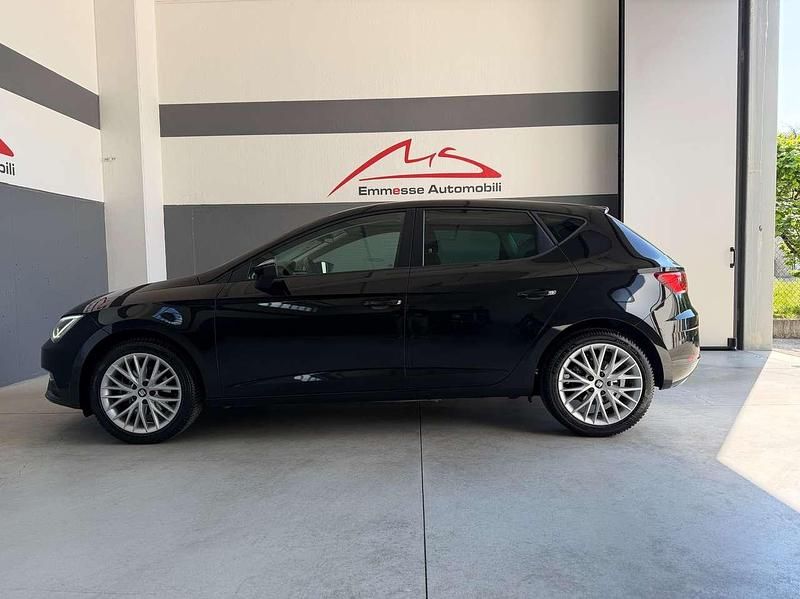 Usata Seat Leon Style 116 CV (85 kW) 2017 Nero metallizzato Berlina