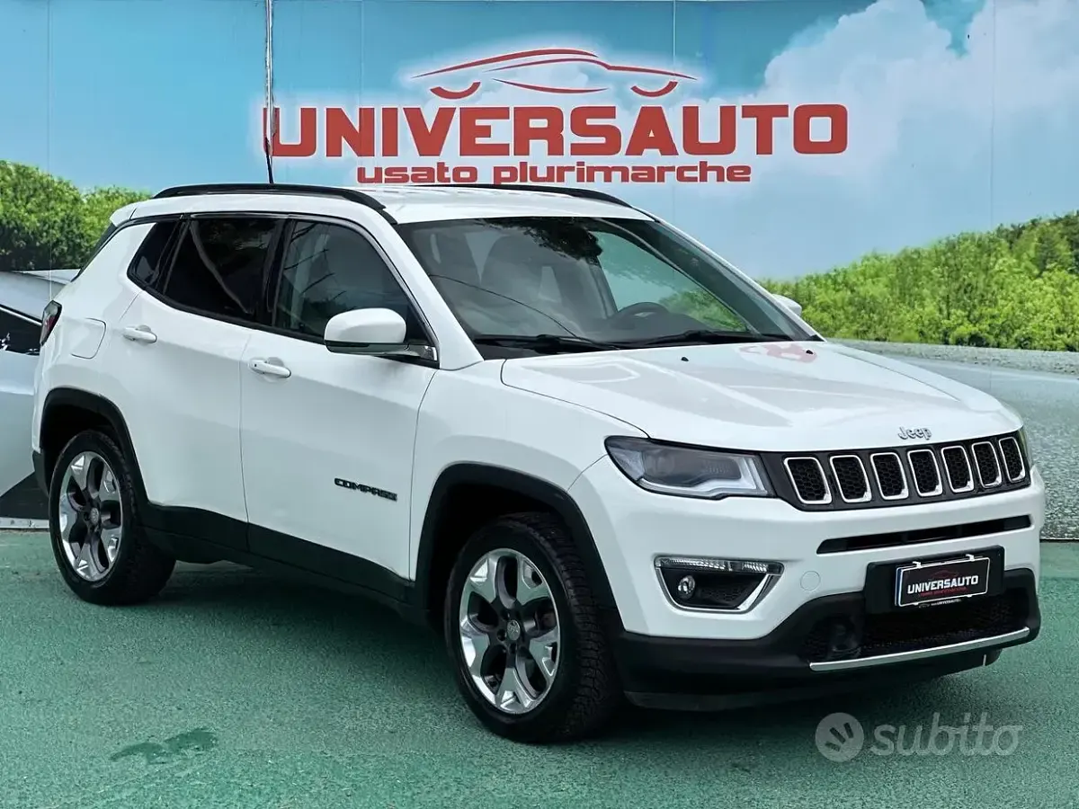 Usata Jeep Compass Limited 140 CV (102 kW) 2019 Bianco SUV