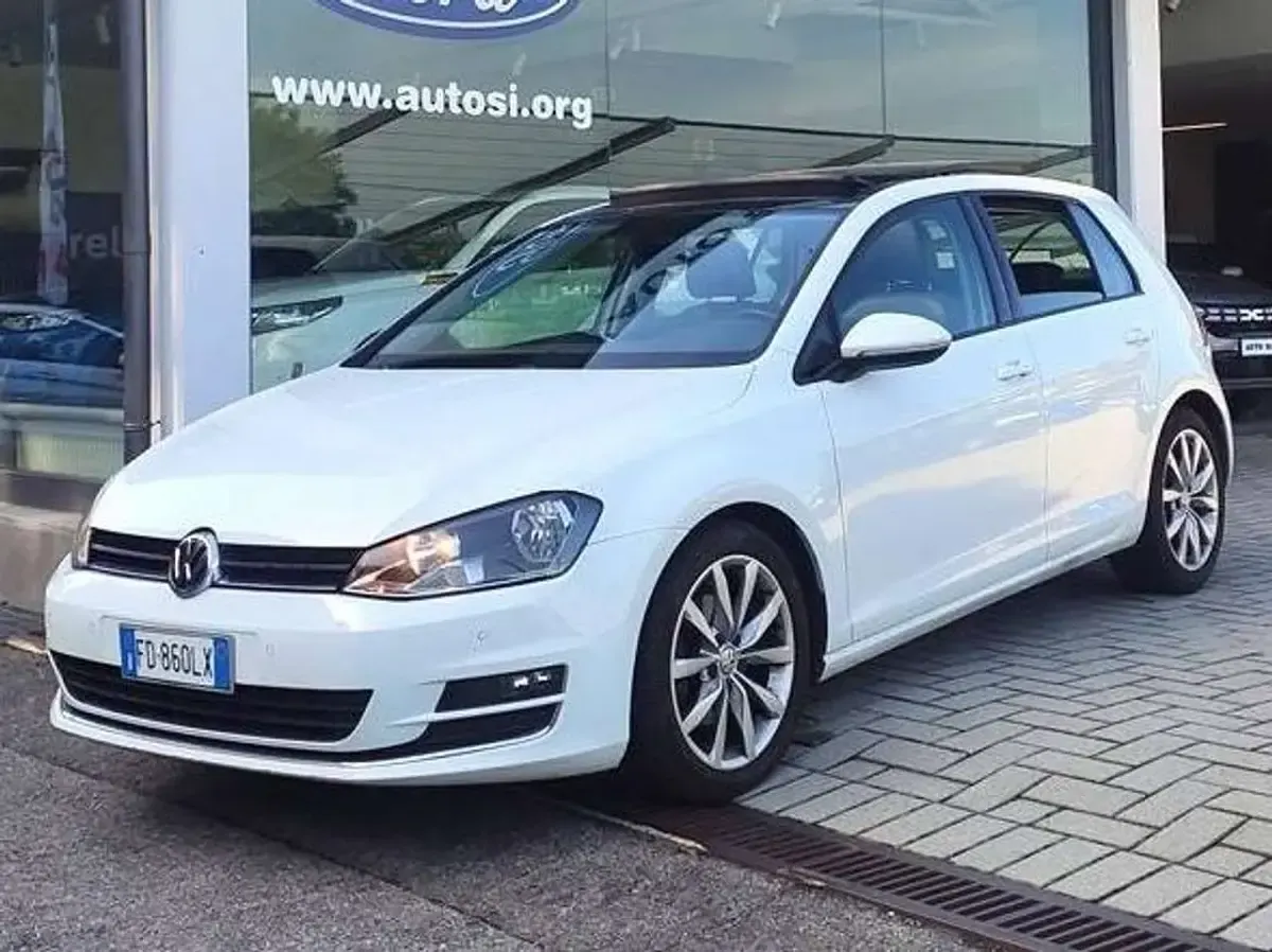 Usata VW Golf VII Highline 150 CV (110 kW) 2016 Bianco Berlina
