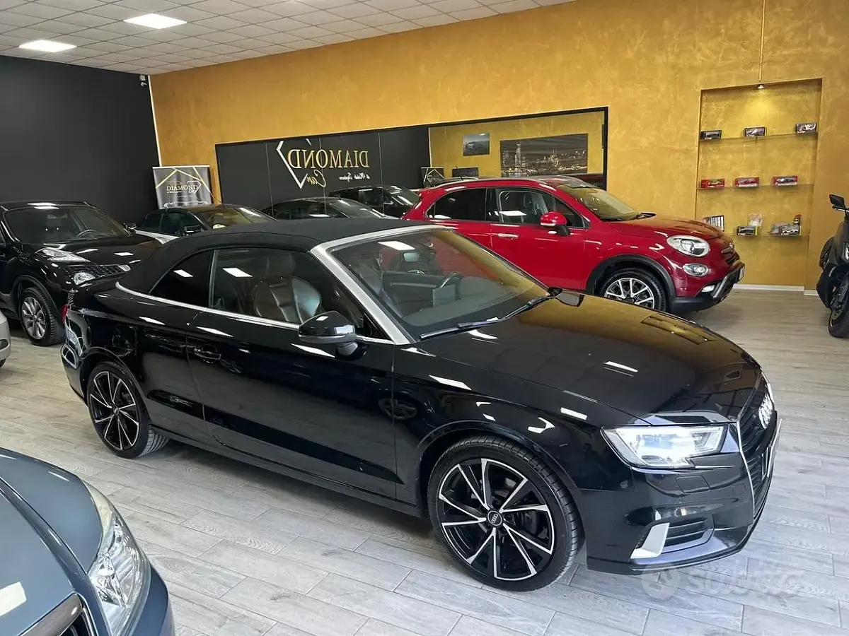 Usata Audi A3 110 CV (80 kW) 2016 Nero Cabrio
