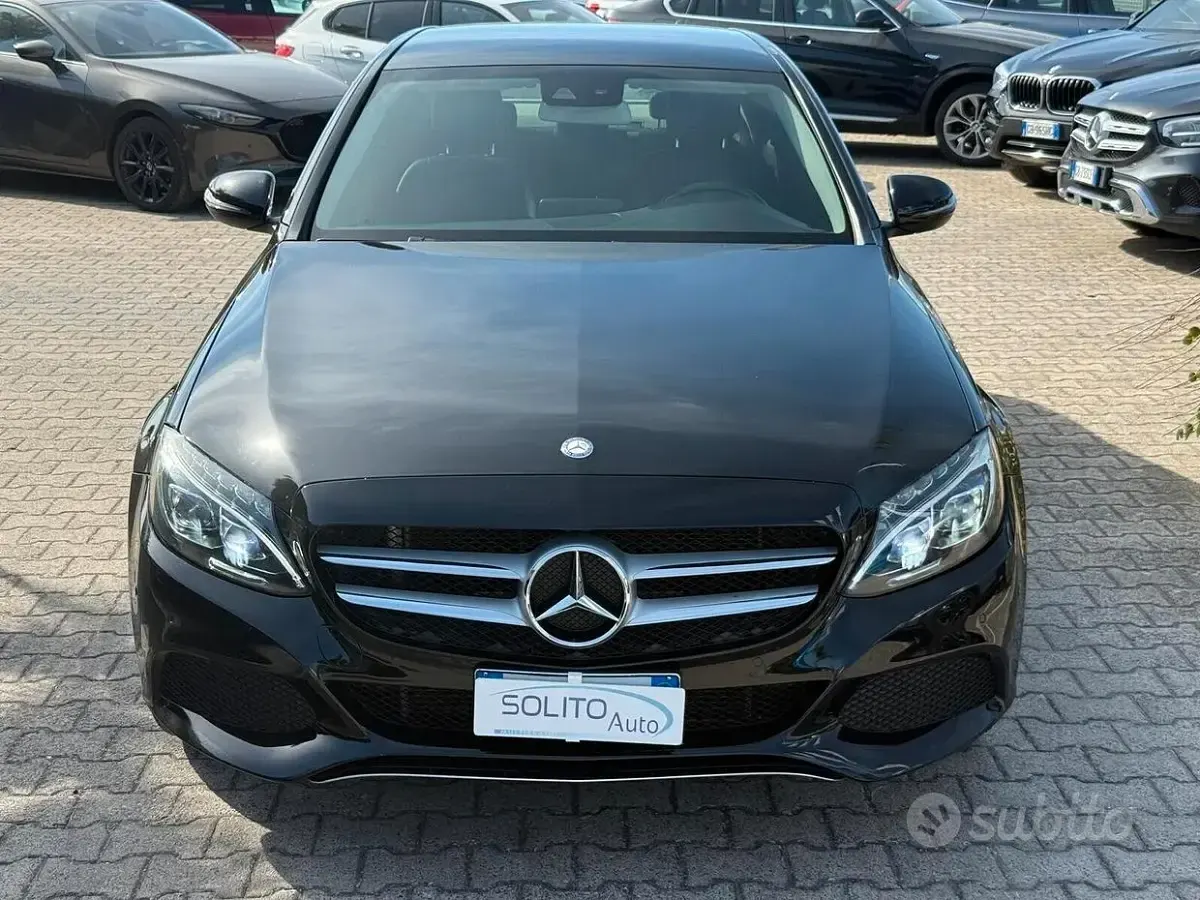 Usata Mercedes C200 Executive 136 CV (100 kW) 2017 Nero Berlina