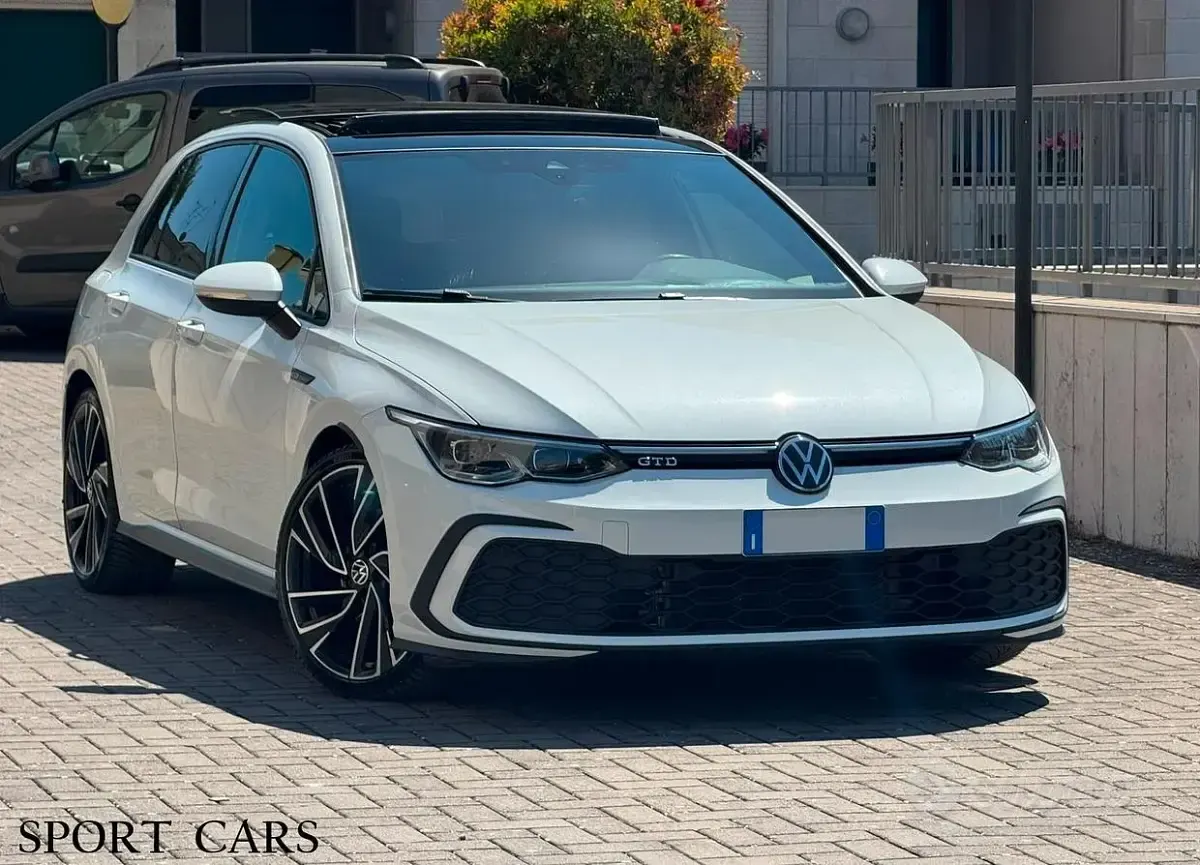 Usata VW Golf VIII GTD 200 CV (147 kW) 2022 Bianco Berlina