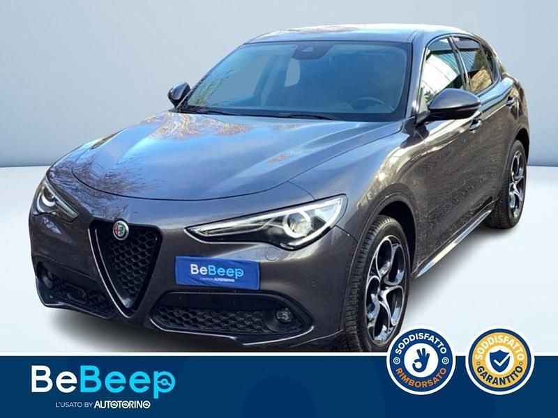 Usata Alfa Romeo Stelvio Ti 210 CV (154 kW) 2020 Grigio scuro metallizzato SUV