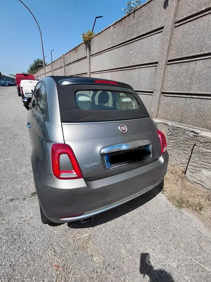 Usata Fiat 500 69 CV (50 kW) 2019 Grigio Cabrio