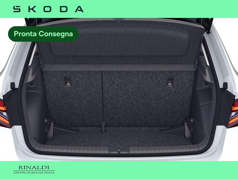 Nuova Skoda Fabia 95 CV (69 kW) 2026 Bianco luna metallizzato grigio graphite Utilitaria