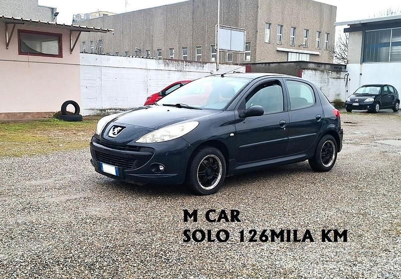 Usata Peugeot 206 60 CV (44 kW) 2012 Nero Berlina