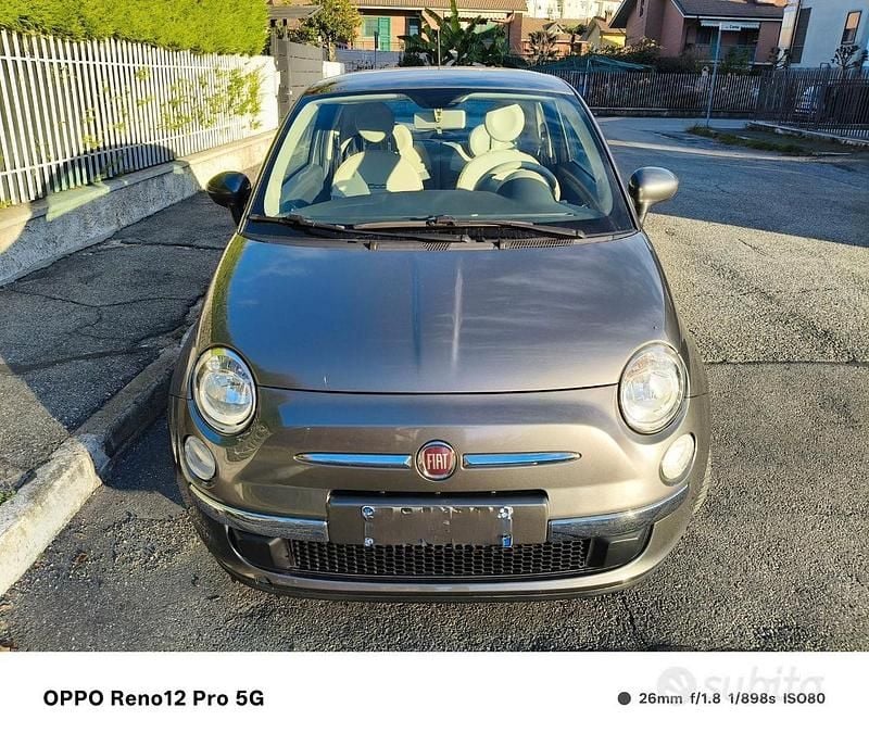Grigio Usata 2015 Fiat 500 Lounge Due volumi | 6500 € (Super prezzo) - Immagine 1/4