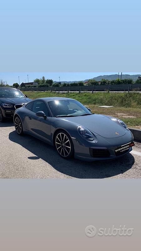 Usata Porsche 911 Carrera 4 369 CV (271 kW) 2018 Blu Cabrio