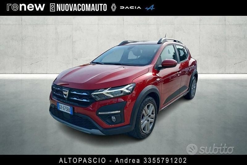 Rosso Usata 2022 Dacia Sandero Comfort Due volumi | 12.400 € (Buon prezzo) - Immagine 1/4
