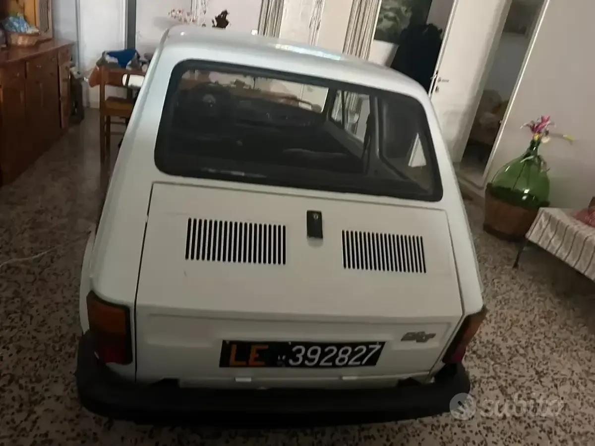 Usata Fiat 126 1970 Bianco Utilitaria