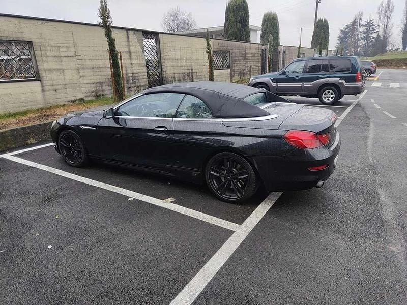 Usata BMW 640 Cabriolet 320 CV (235 kW) 2011 Nero Cabrio