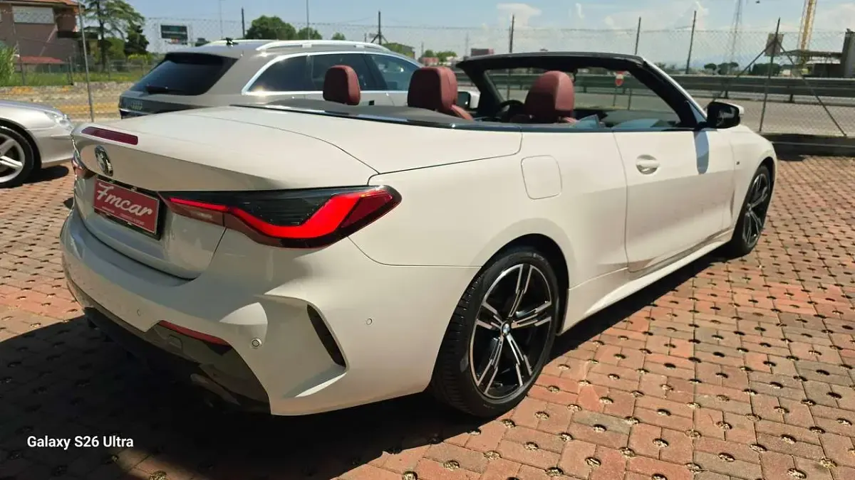 Usata BMW 420 Cabriolet M Sport 184 CV (135 kW) 2024 Bianco Cabrio
